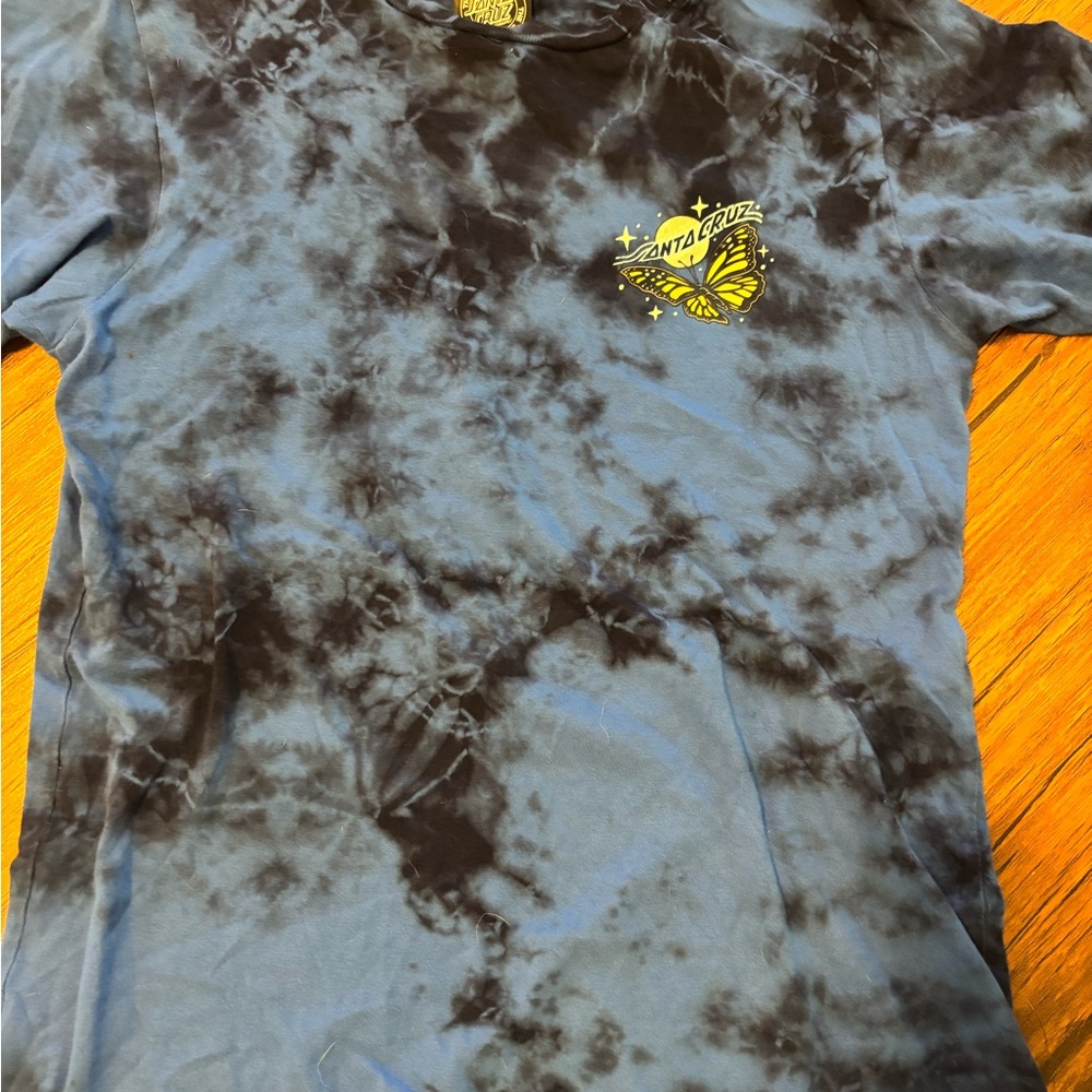 Santa Cruz Blue Tie-Dye Tee